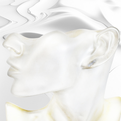 925 Sterling Silver Stud Earrings *Silver Guitar Stud Earrings