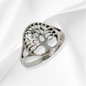 925 Sterling Silver Women's  Ring *Tree of Life Plain Silver Ring