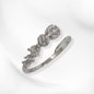 925 Sterling Silver Women's Ring with Cubic Zirconia Crystals