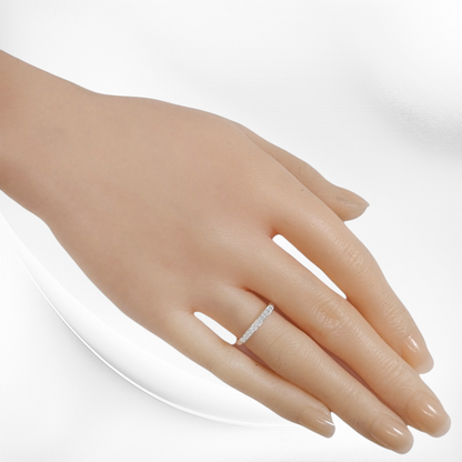 925 Sterling Silver Women's Ring with Cubic Zirconia Crystals