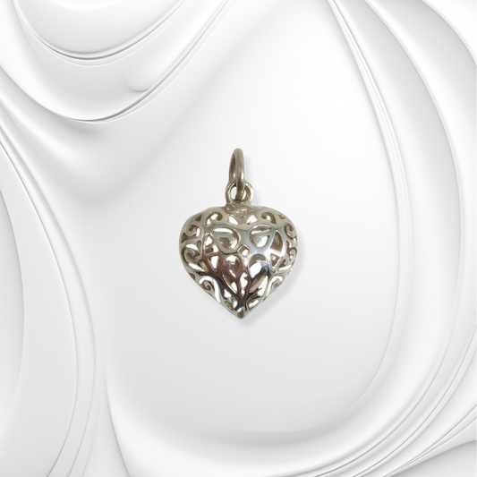 925 Sterling Silver Heart Women's Pendant