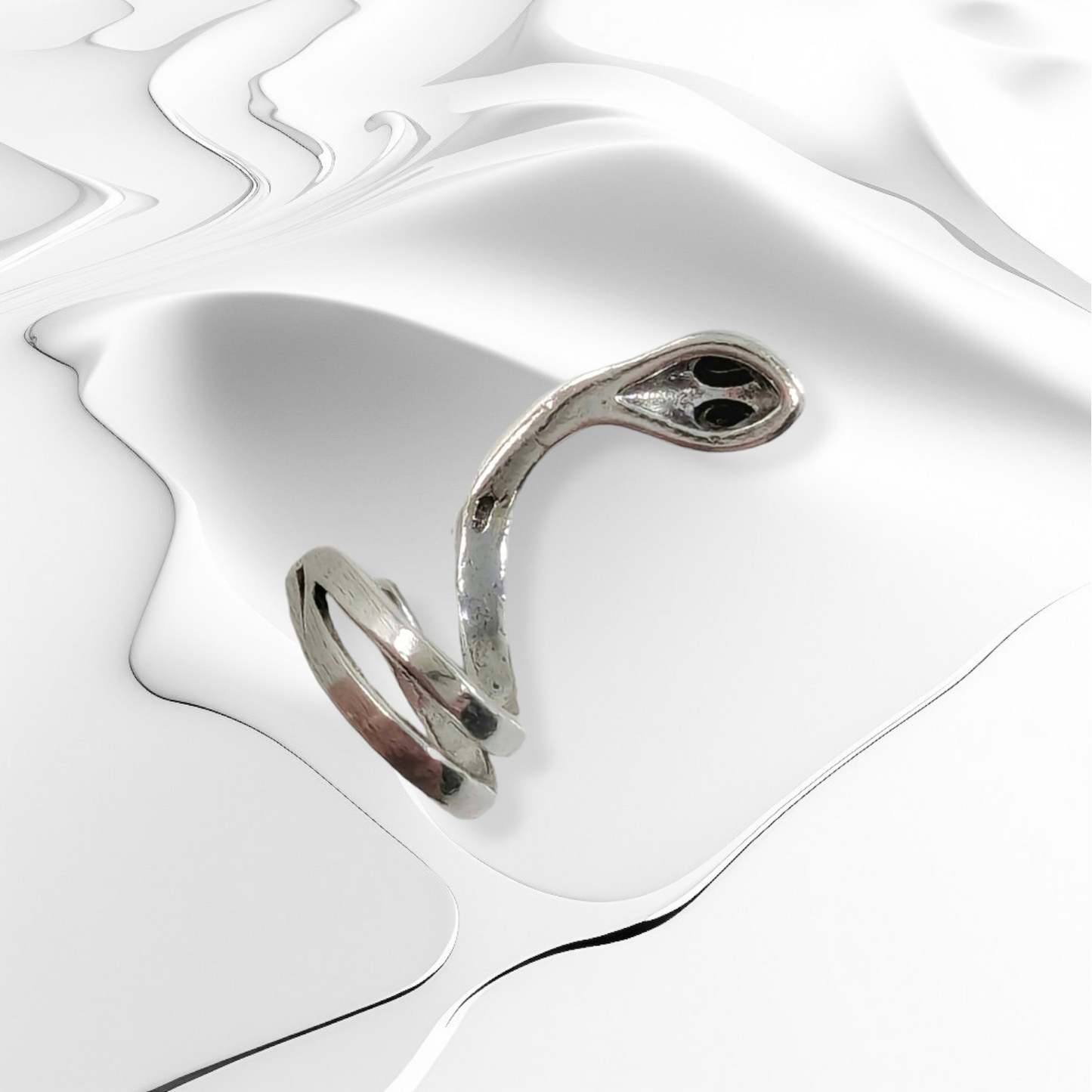 925 Sterling Silver Ear Cuffs Earrings *Snake Ear Cuffs Earrings