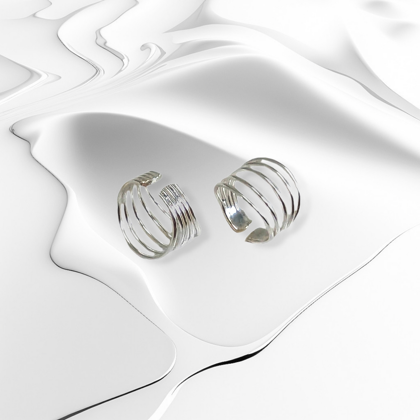 925 Sterling Silver Ear Cuffs Earrings