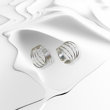 925 Sterling Silver Ear Cuffs Earrings