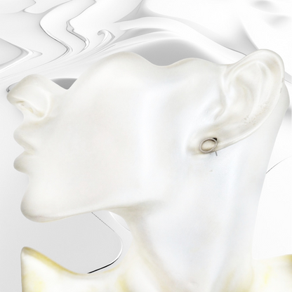 925 Sterling Silver Stud Earrings *Silver Circle Stud Earrings