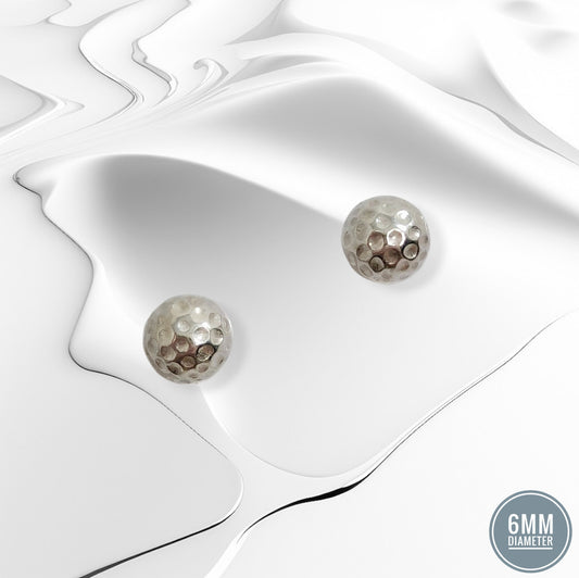 925 Sterling Silver Ball Stud Earrings