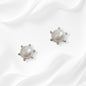 925 Sterling Silver Stud Earrings with Authentic Freshwater Pearls