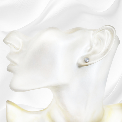 925 Sterling Silver Stud Earrings with Freshwater Pearls