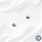 925 Sterling Silver Stud Earrings with Authentic Freshwater Pearls