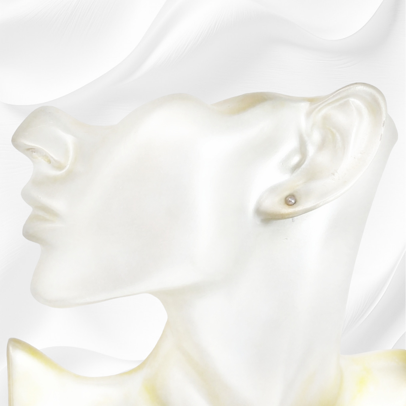 925 Sterling Silver Stud Earrings with Authentic Freshwater Pearls