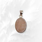 925 Sterling Silver Women Pendant With Authentic Rose Quartz