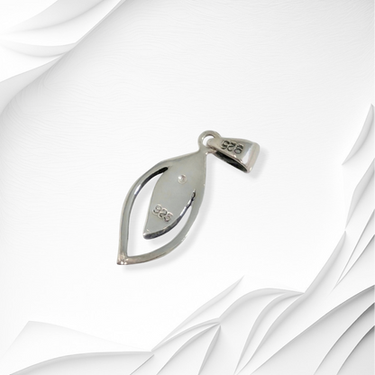 925 Sterling Silver Women Pendant With Authentic Black Onyx Gemstone