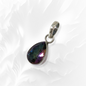 925 Sterling Silver Women Pendant With Authentic Mystic Topaz