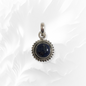 925 Sterling Silver Women Pendant With Authentic Lapis Lazuli Gemstone