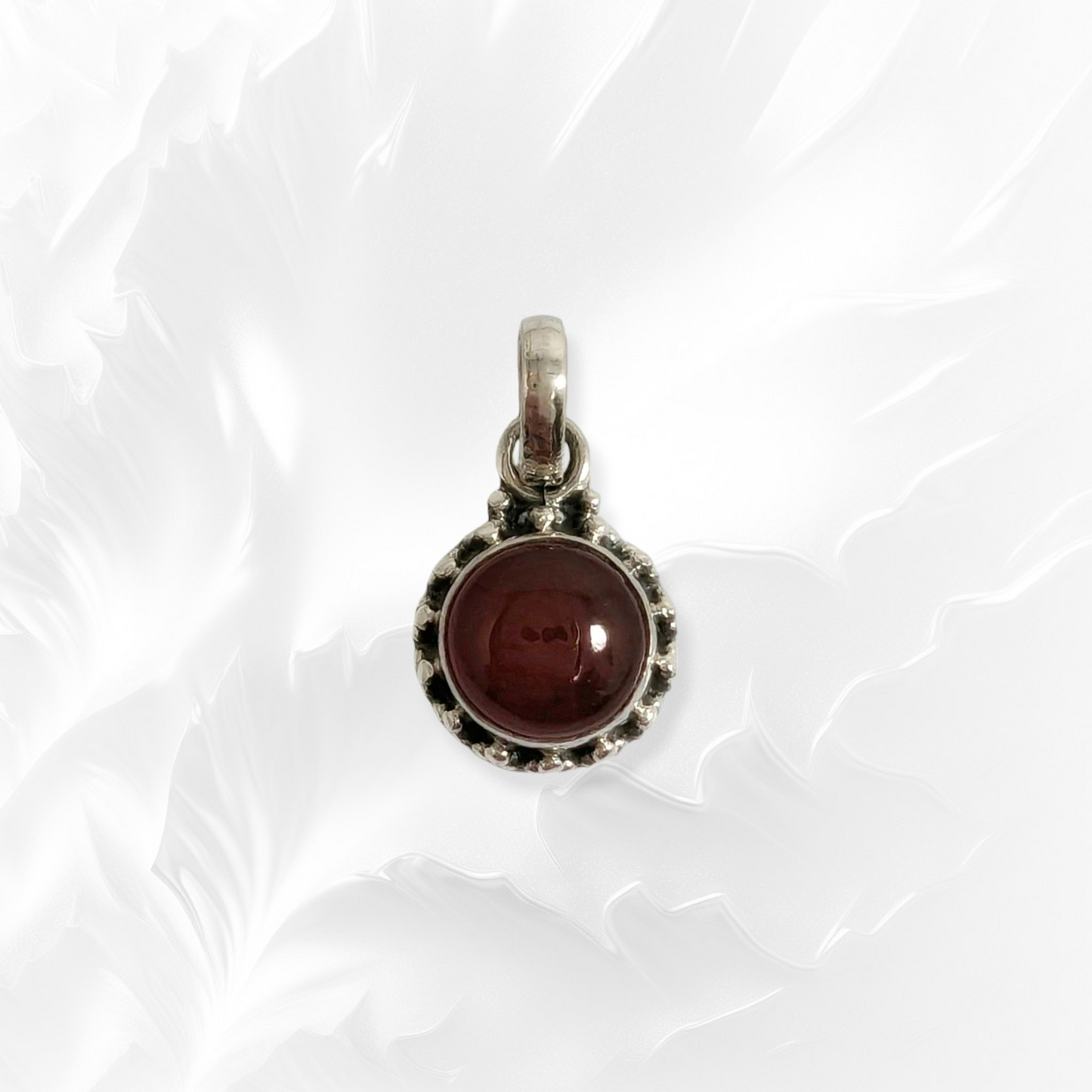 925 Sterling Silver Women Pendant With Authentic Carnelian Gemstone
