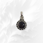 925 Sterling Silver Women Pendant With Authentic Red Garnet Gemstone