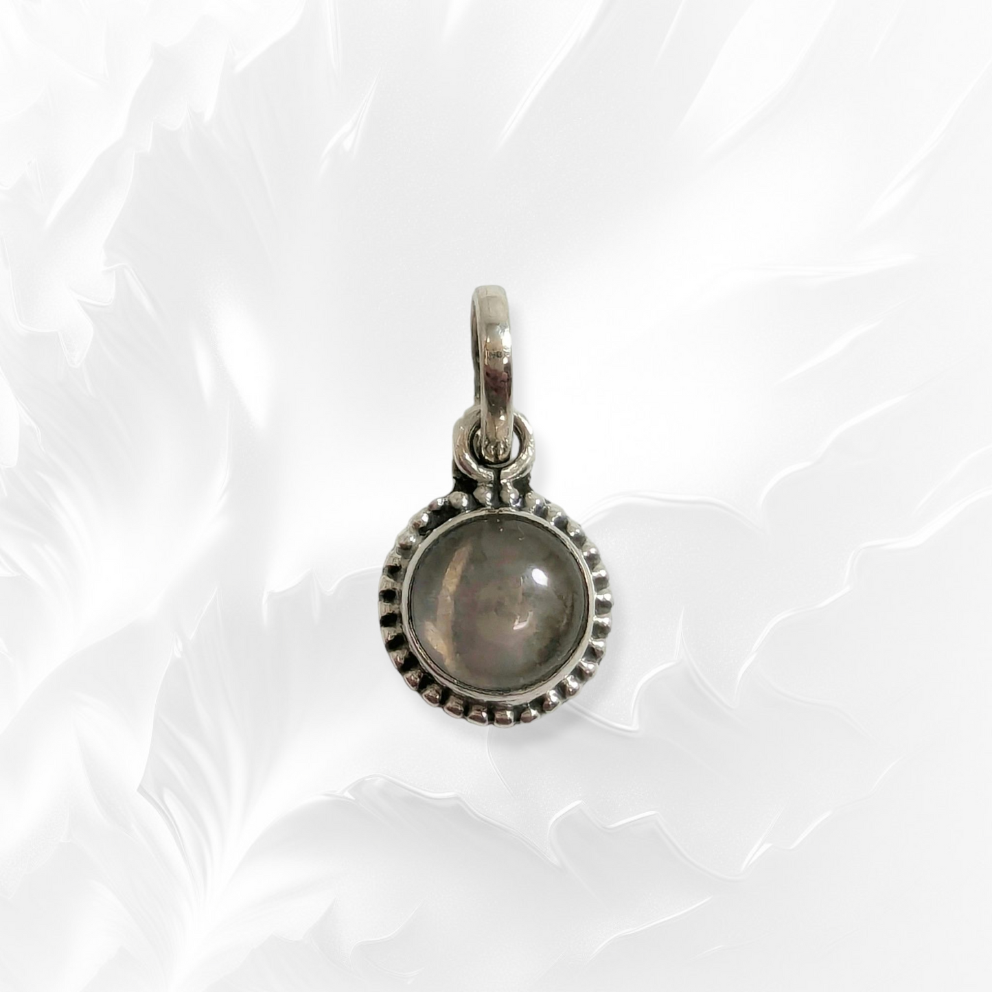 925 Sterling Silver Women Pendant With Authentic Rose Quartz