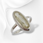 925 Sterling Silver Women Ring with Authentic Lemon Topaz