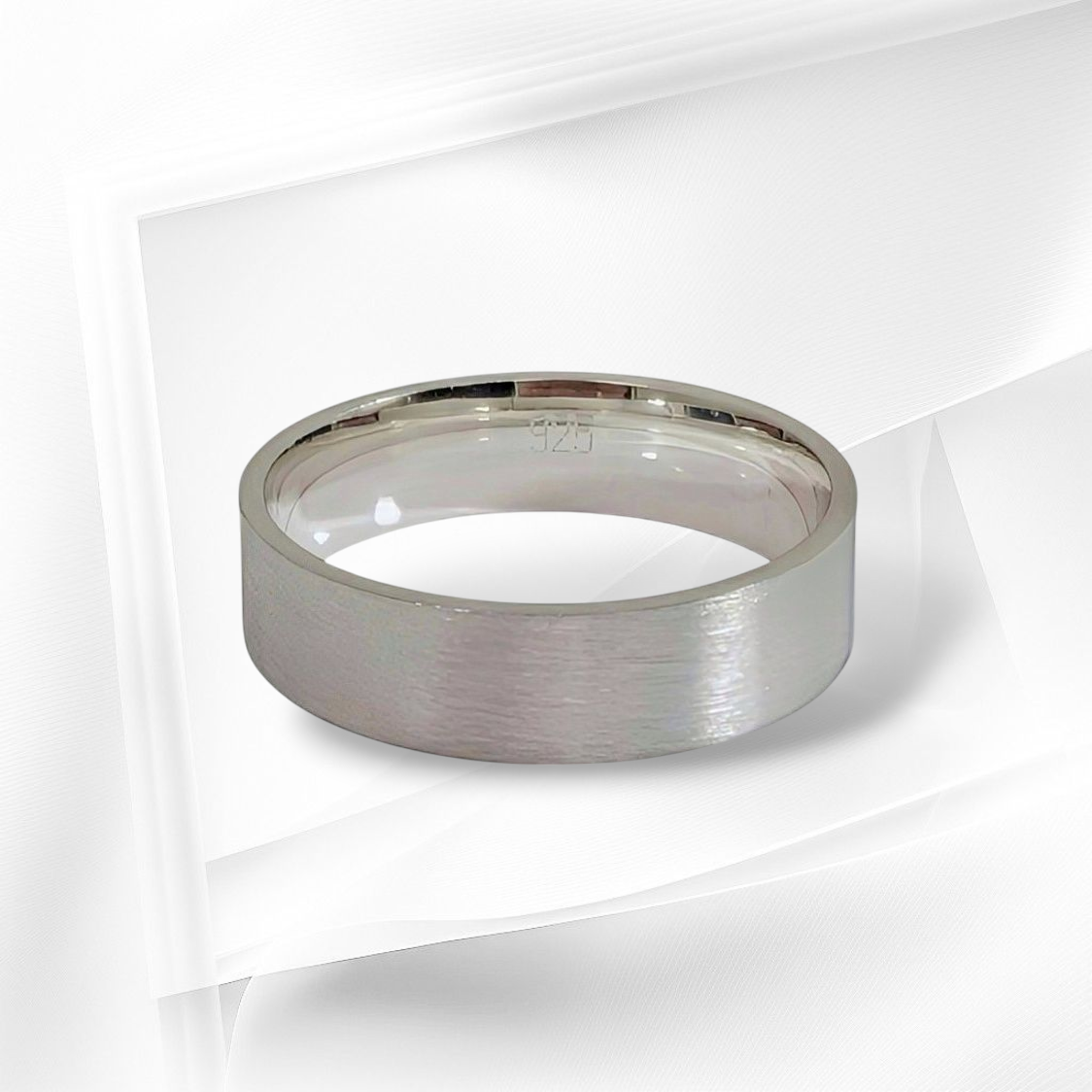 925 Sterling Silver Men's Band Ring *Wedding Band Ring