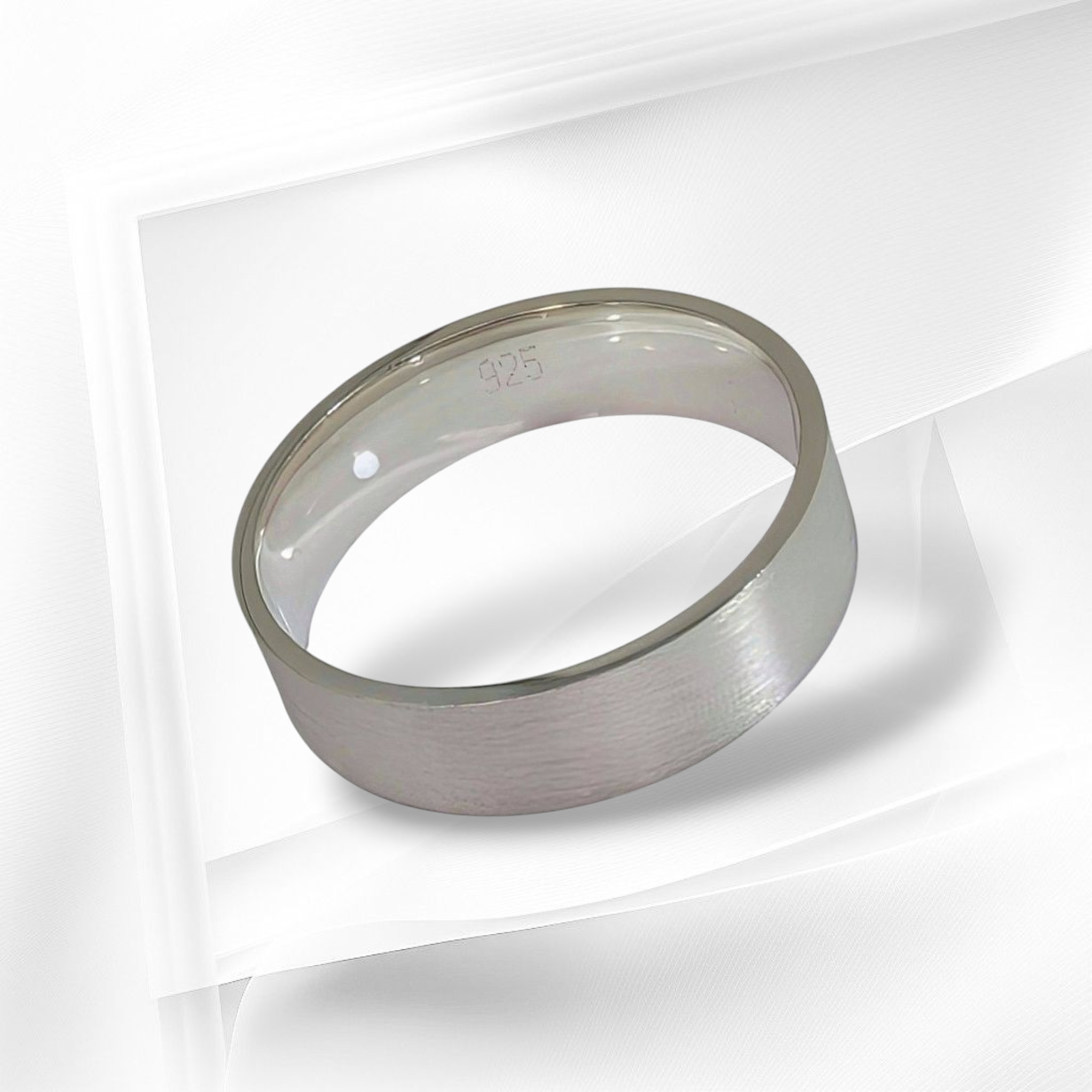 925 Sterling Silver Men's Band Ring *Wedding Band Ring