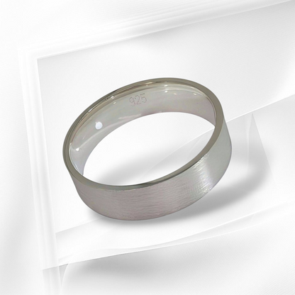 925 Sterling Silver Men's Band Ring *Wedding Band Ring