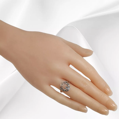 925 Sterling Silver Women's  Ring *Celtic Knot Claddagh Ring
